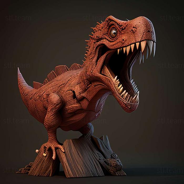 3D модель Диявол динозавр (STL)
